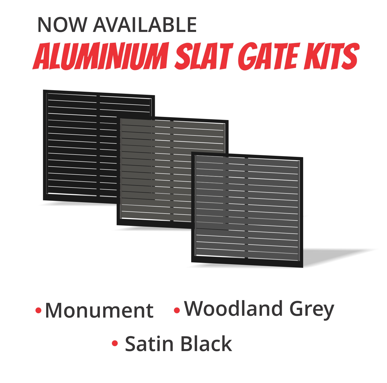 Aluminium Slat Gates