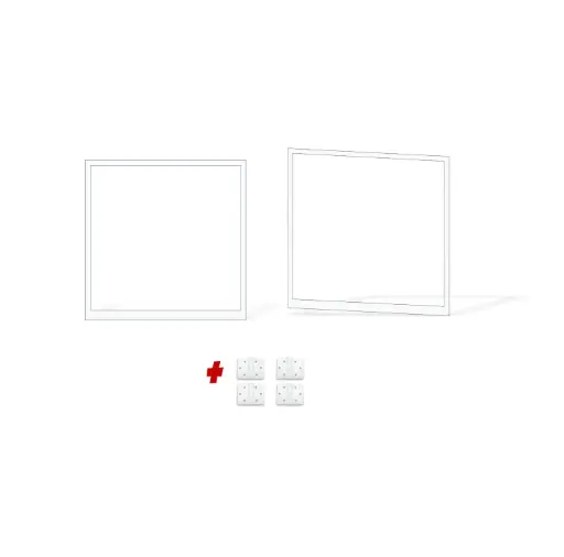 [FRAME15-1785WH-EXTCLAD x2+HINGES] 3600mm Double Swing Driveway Gates Opening (1500mm H) 3.6×1.5m Cladding Gate Frames (External Cladding) (Pearl Gloss White Powder Coat) 